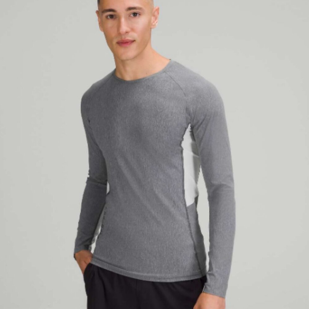 Lululemon Vital Drive Long Sleeve Gym Muscle Workout Running Shirt Mens S